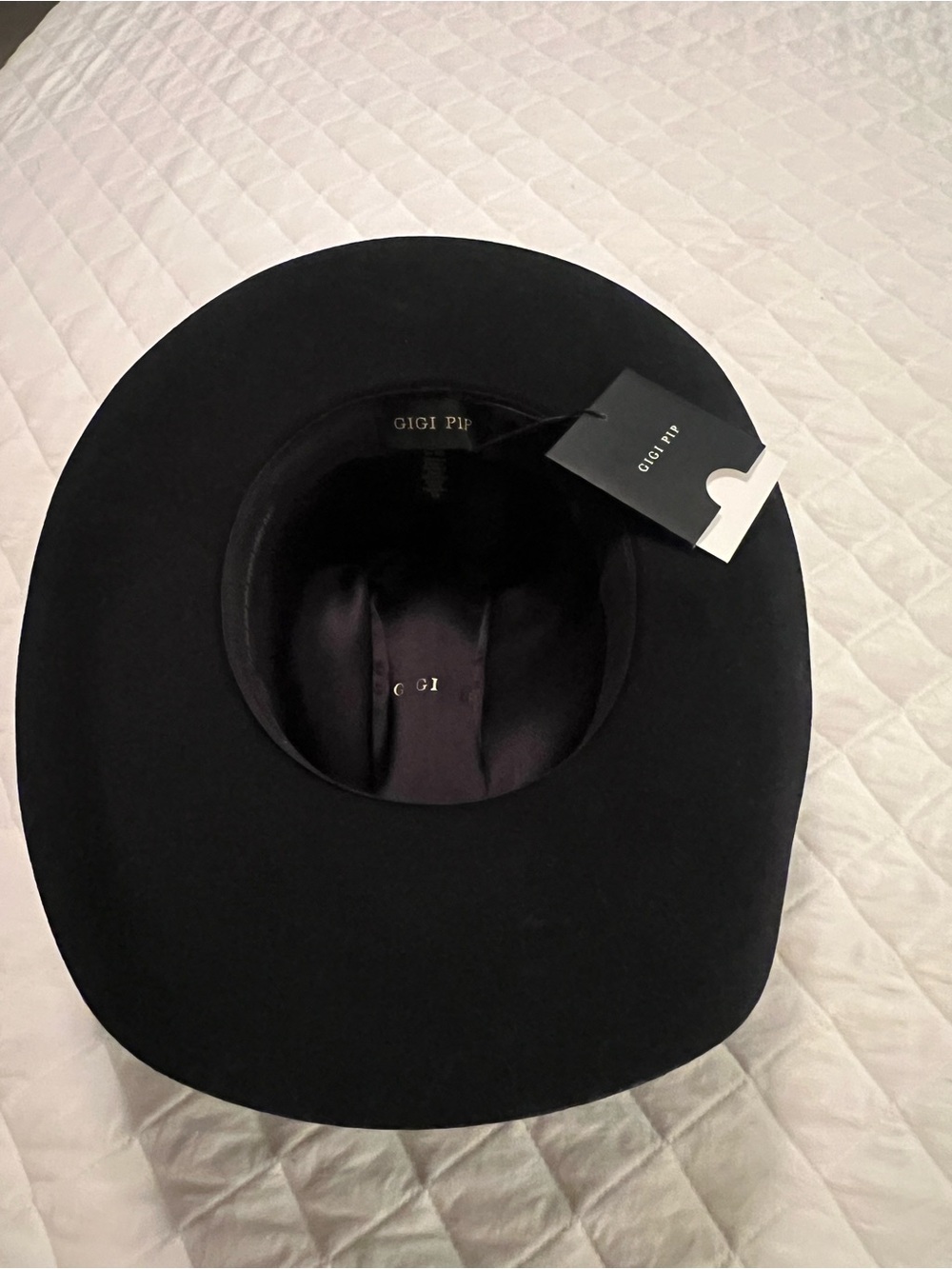 GIGI PIP Black Felt Western Hat for WOMEN - Picture 2 of 3